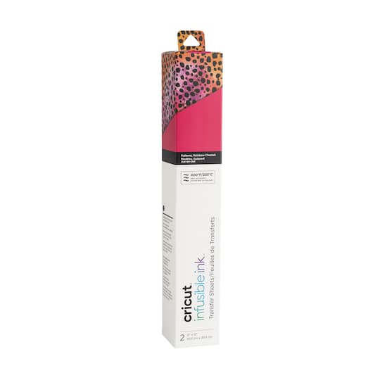 Cricut® Infusible Ink™ Transfer Sheets, Rainbow Cheetah